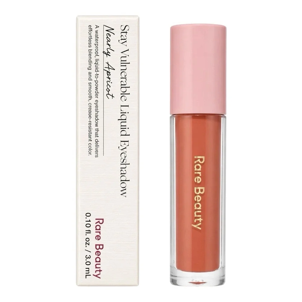 Rare Beauty Stay Vulnerable Liquid Eyeshadow Nearly Apricot 0.10 oz